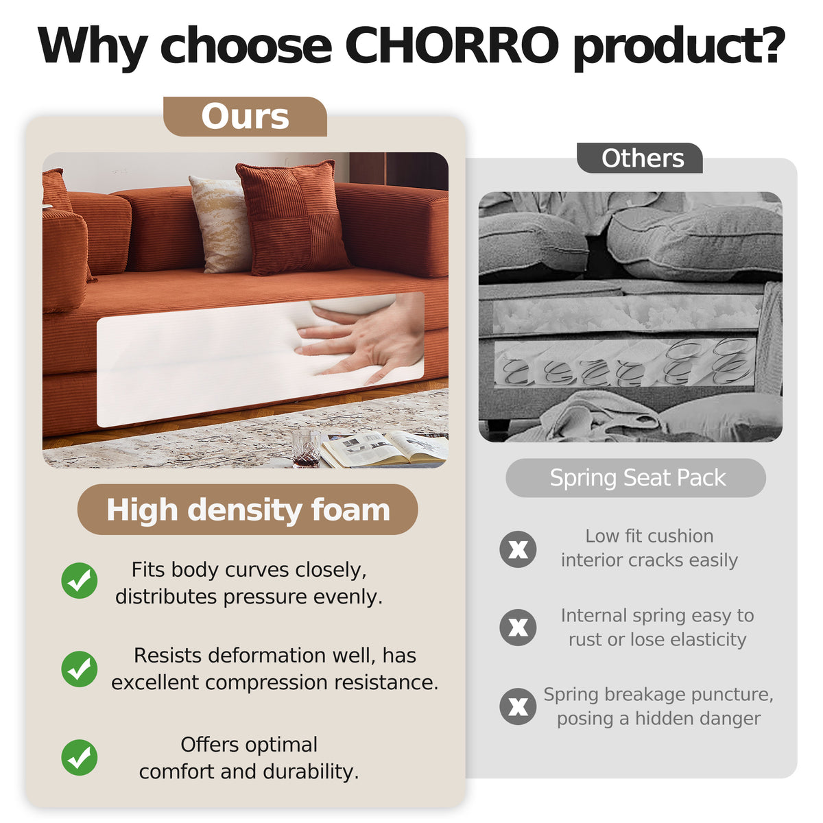 Corduroy Sleeper Convertible Sofa Bed