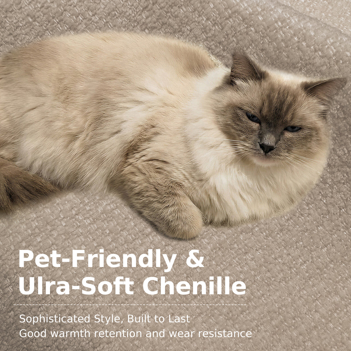 Cloud Sectional| Modular Chenille Boneless Couch