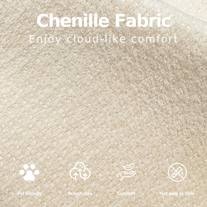 Cloud Sectional| Modular Chenille Boneless Couch