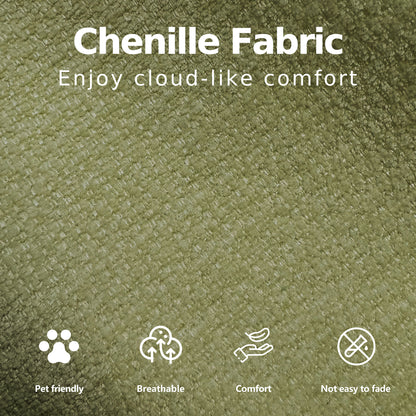 Cloud Sectional| Modular Chenille Boneless Couch