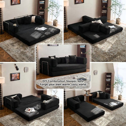 Corduroy Sleeper Convertible Sofa Bed