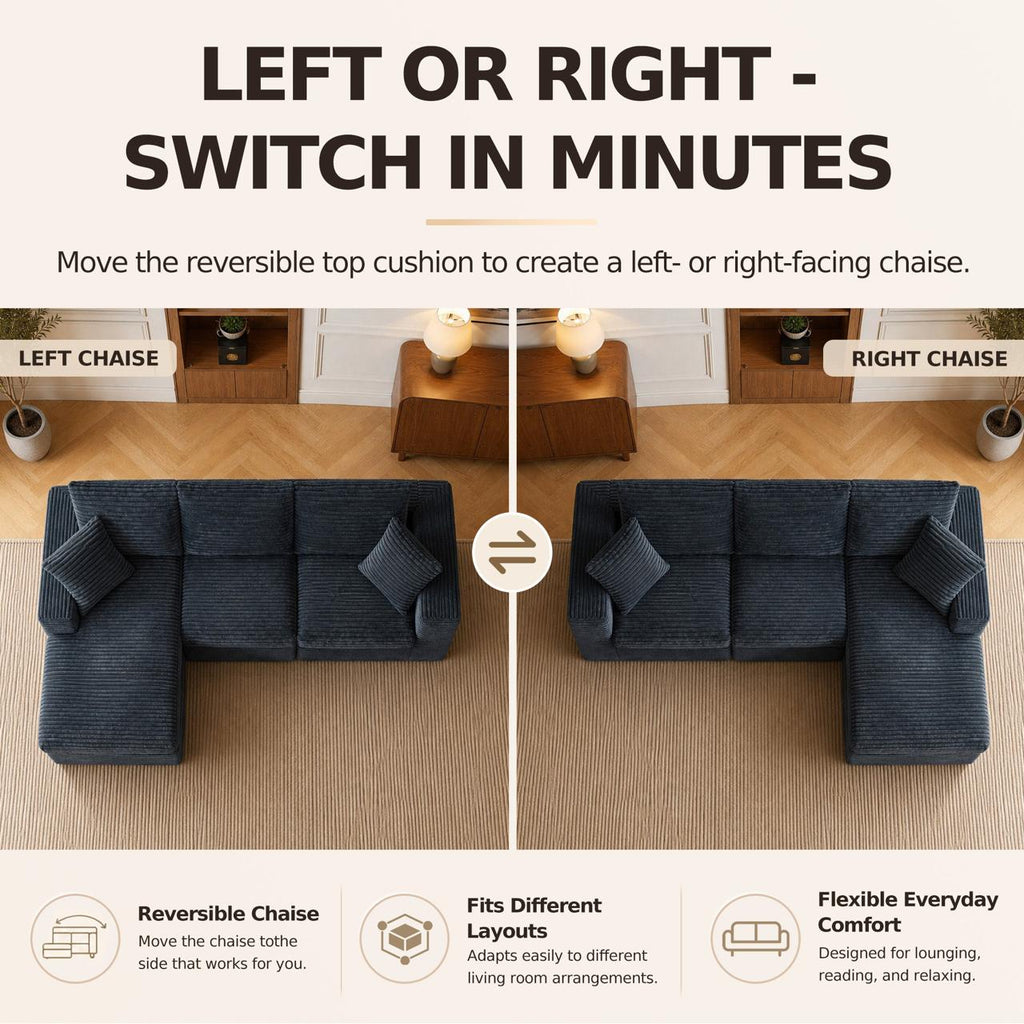 L-Shaped Cloud Sofa