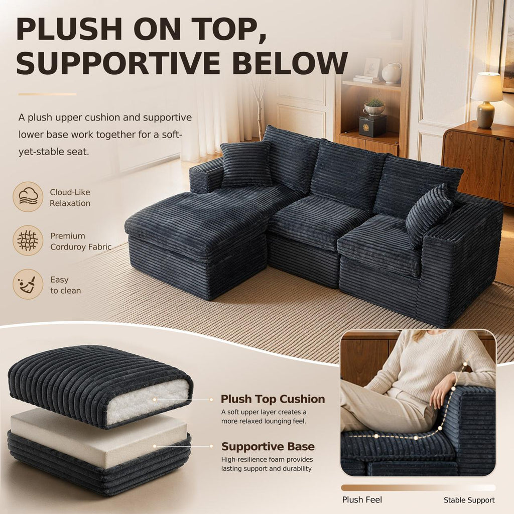 L-Shaped Cloud Sofa