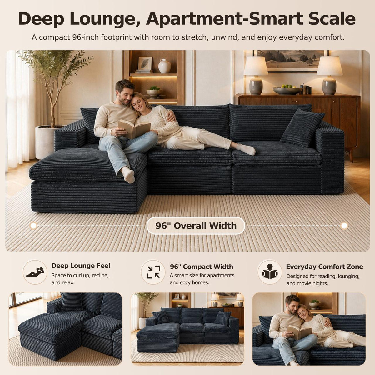 L-Shaped Cloud Sofa